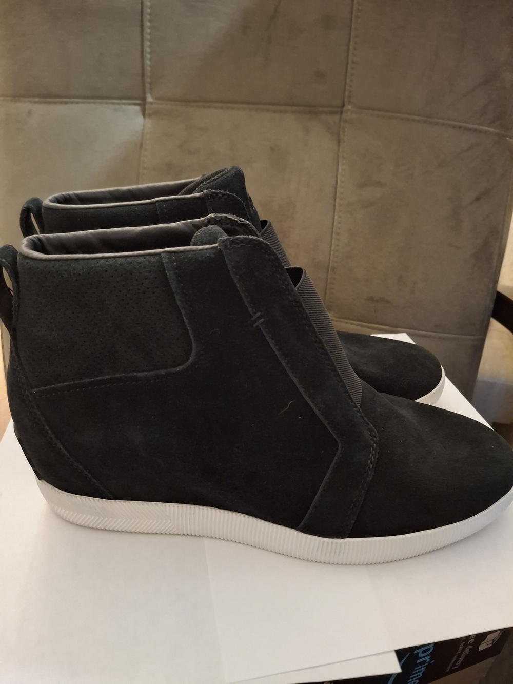 Sorel Women's Out N About Slip-On Wedge Black Size 11